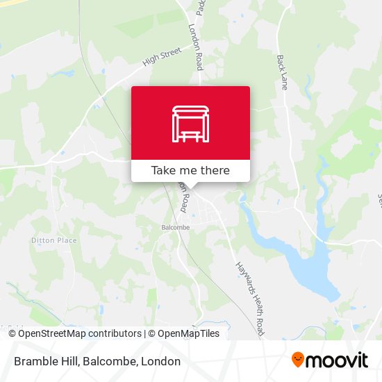 Bramble Hill, Balcombe map