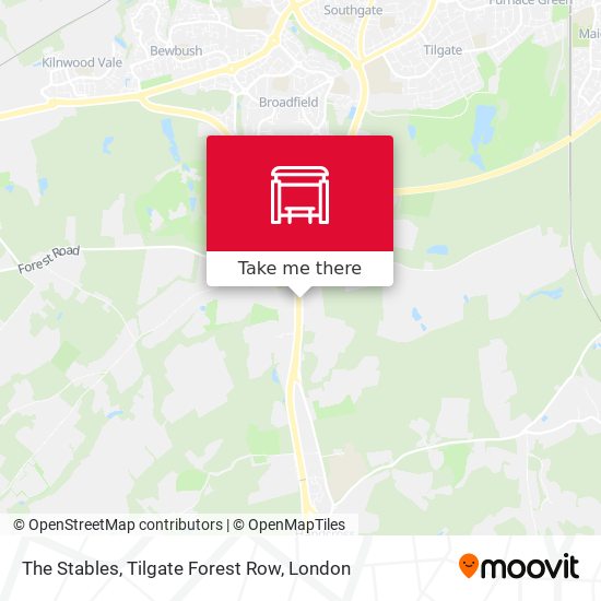 The Stables, Tilgate Forest Row map