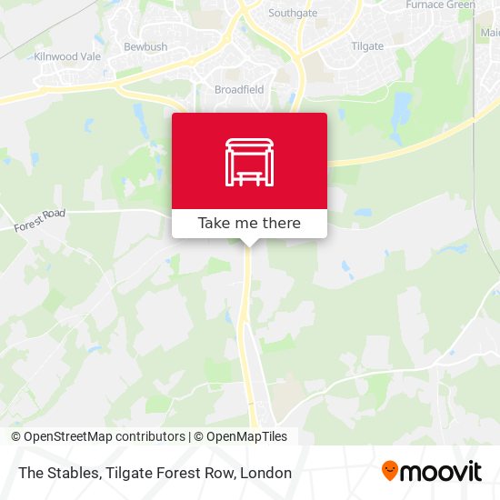 The Stables, Tilgate Forest Row map