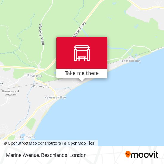Marine Avenue, Beachlands map