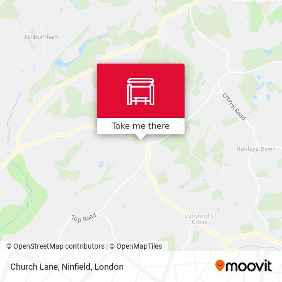 Church Lane, Ninfield map