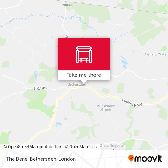 The Dene, Bethersden map
