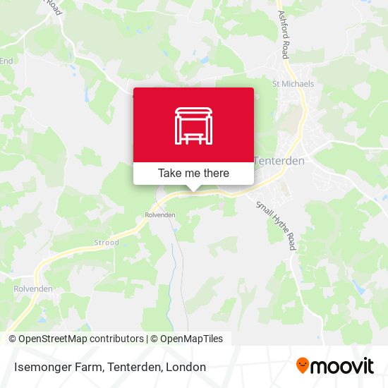 Isemonger Farm, Tenterden map