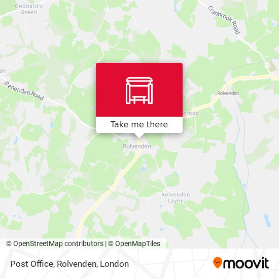 Post Office, Rolvenden map