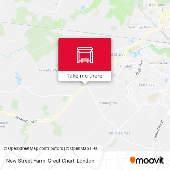 New Street Farm, Great Chart map