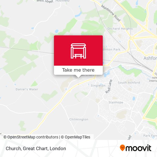 Church, Great Chart map