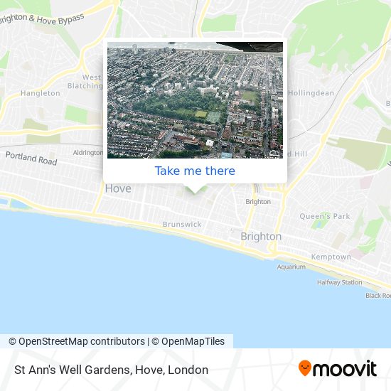 St Ann's Well Gardens, Hove map