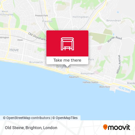 Old Steine, Brighton map