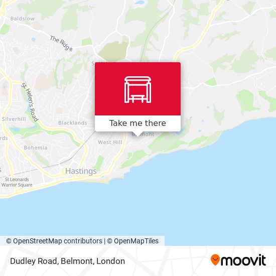 Dudley Road, Belmont map