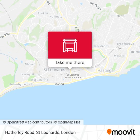 Hatherley Road, St Leonards map