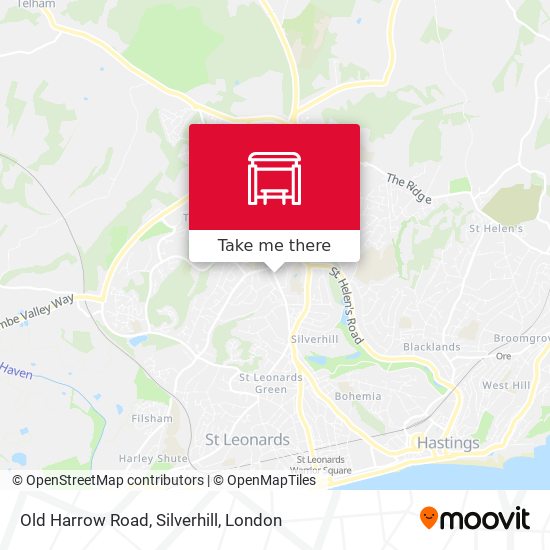 Old Harrow Road, Silverhill map