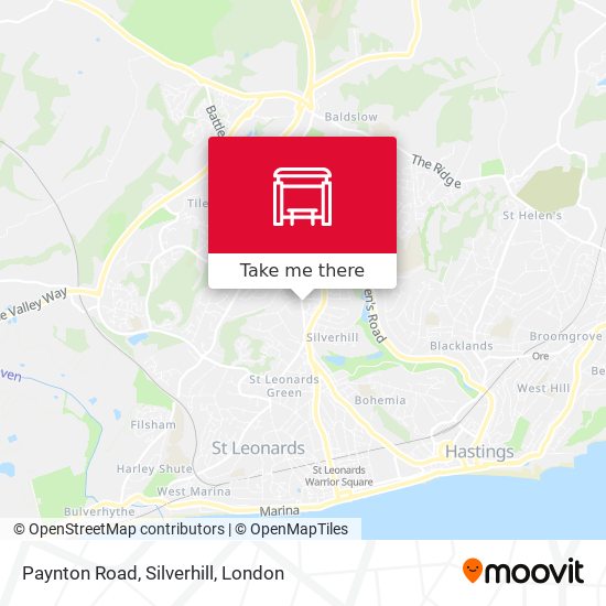 Paynton Road, Silverhill map