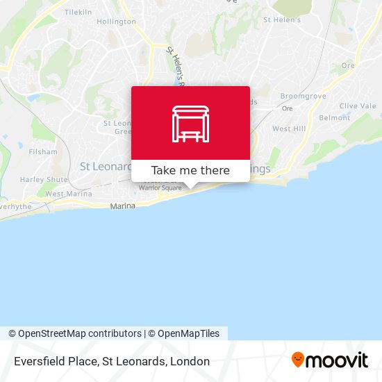 Eversfield Place, St Leonards map