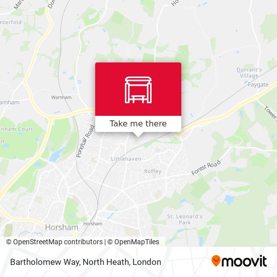 Bartholomew Way, North Heath map