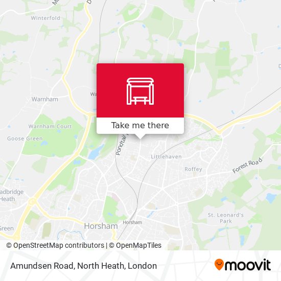 Amundsen Road, North Heath map