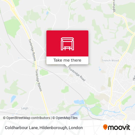 Coldharbour Lane, Hildenborough map