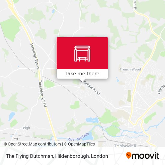 The Flying Dutchman, Hildenborough map