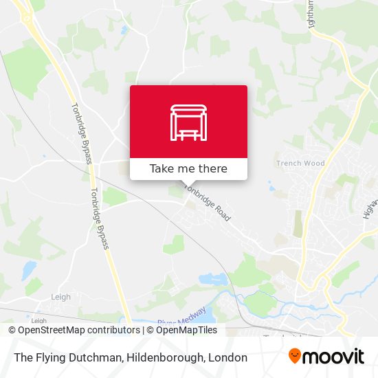 The Flying Dutchman, Hildenborough map