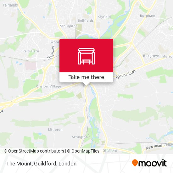 The Mount, Guildford map