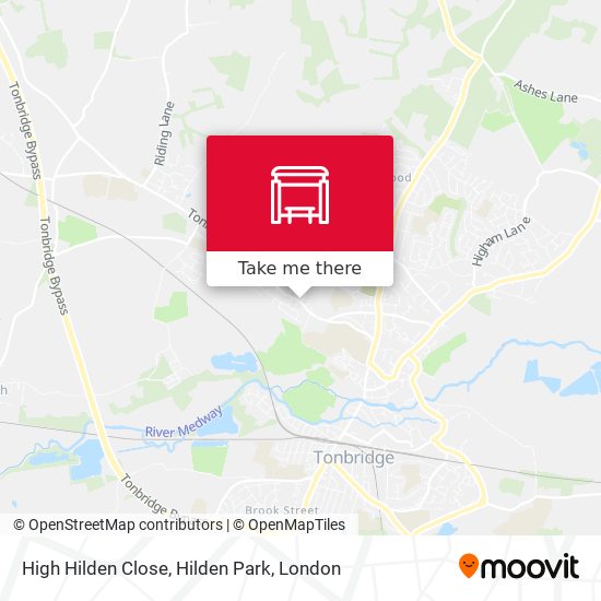 High Hilden Close, Hilden Park map