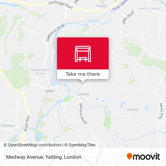 Medway Avenue, Yalding map