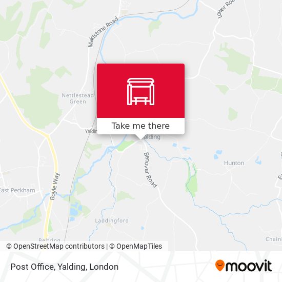 Post Office, Yalding map