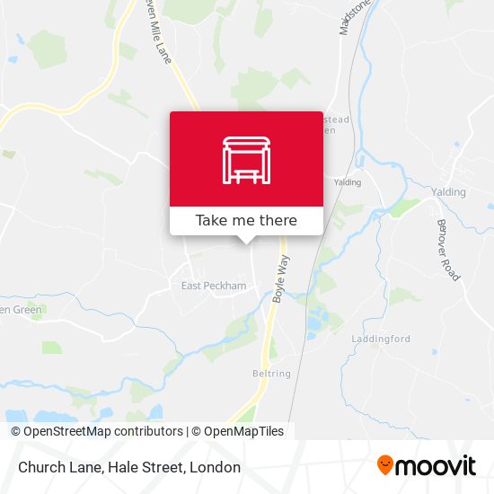 Church Lane, Hale Street map