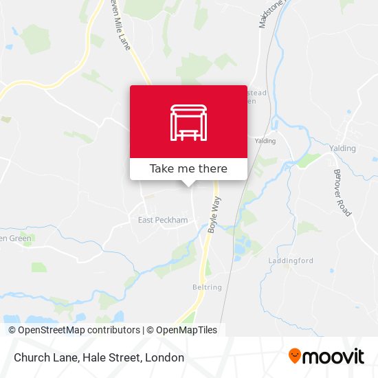 Church Lane, Hale Street map