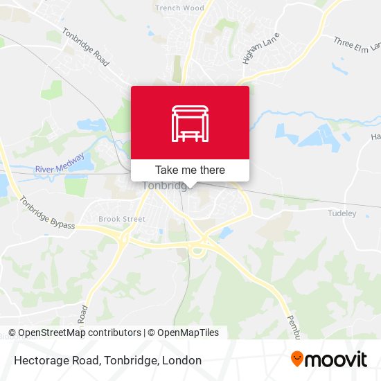 Hectorage Road, Tonbridge map