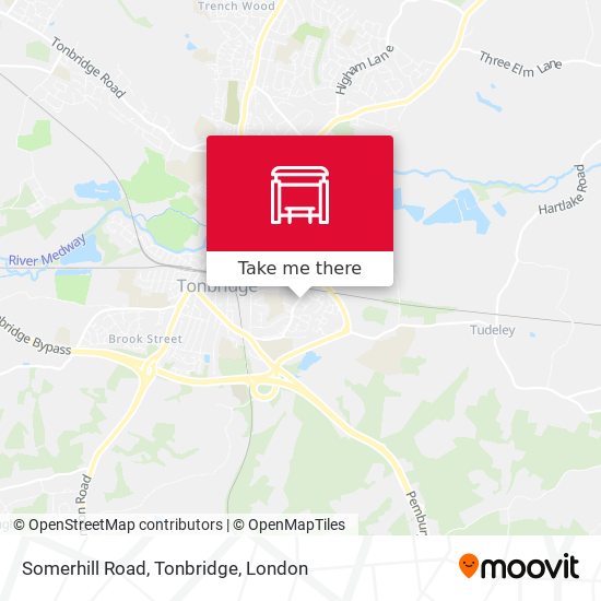 Somerhill Road, Tonbridge map