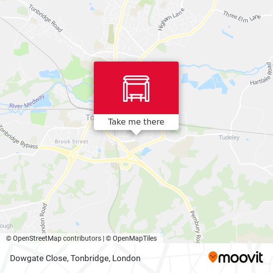Dowgate Close, Tonbridge map