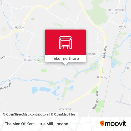 The Man Of Kent, Little Mill map