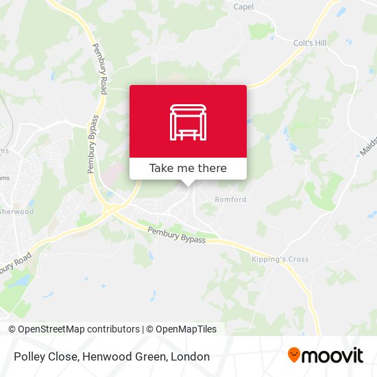 Polley Close, Henwood Green map