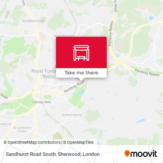 Sandhurst Road South, Sherwood map