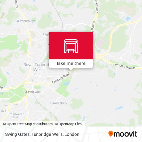Swing Gates, Tunbridge Wells map