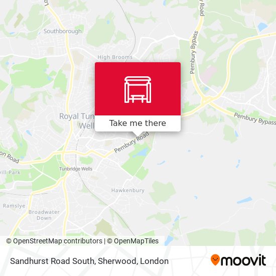 Sandhurst Road South, Sherwood map