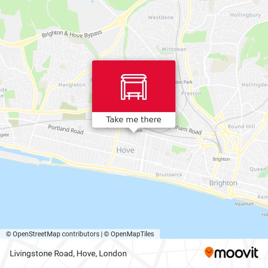 Livingstone Road, Hove map