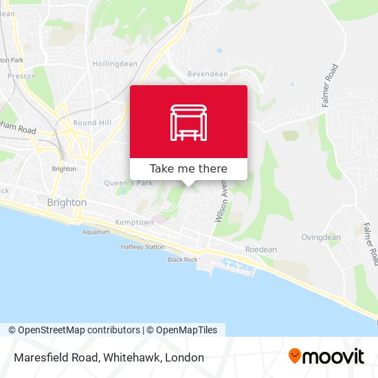 Maresfield Road, Whitehawk map