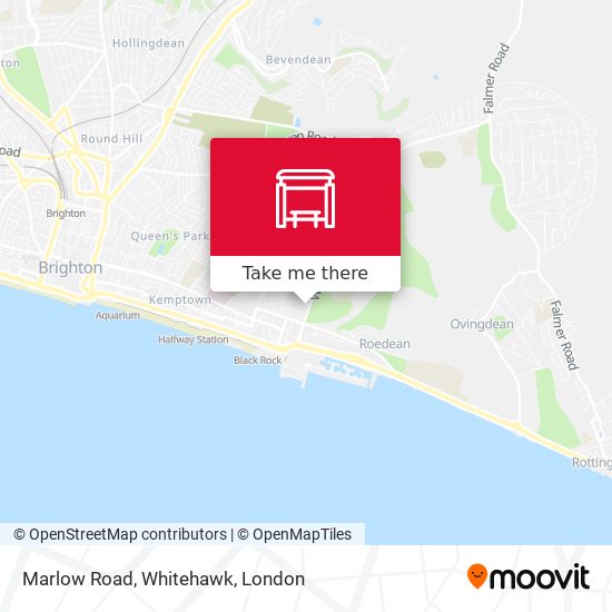 Marlow Road, Whitehawk map
