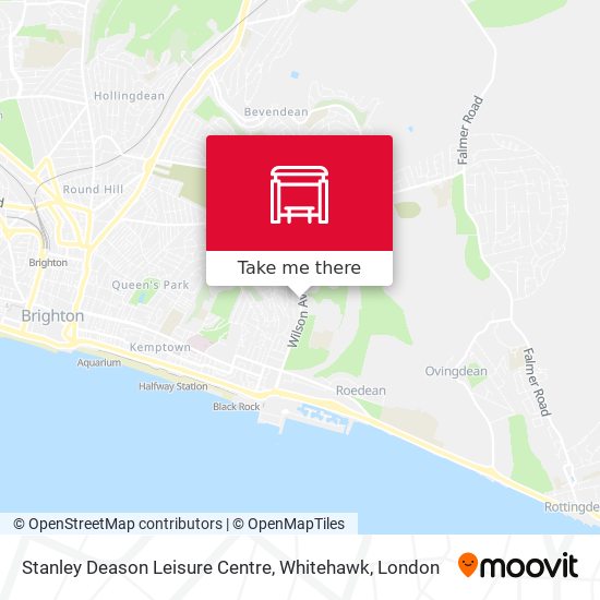 Stanley Deason Leisure Centre, Whitehawk map