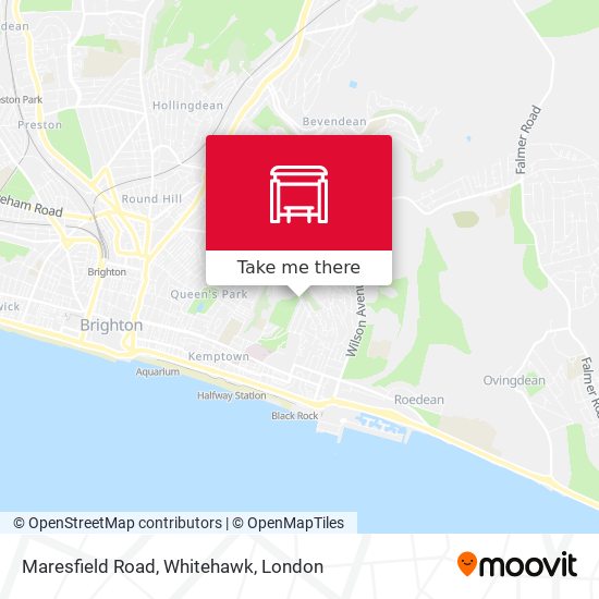 Maresfield Road, Whitehawk map