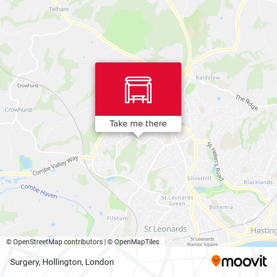 Surgery, Hollington map