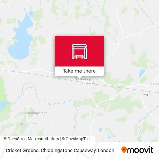 Cricket Ground, Chiddingstone Causeway map