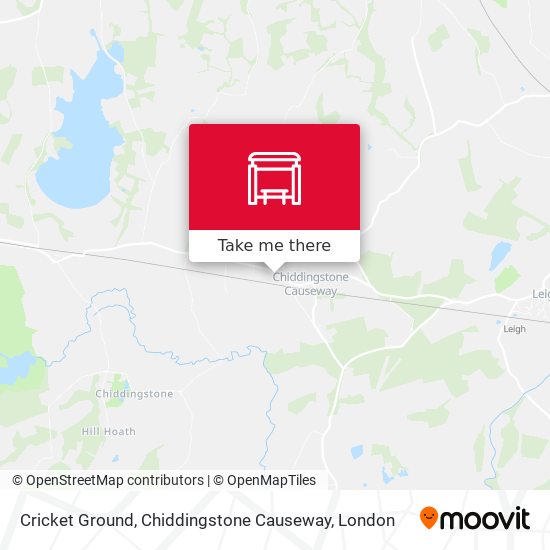 Cricket Ground, Chiddingstone Causeway map
