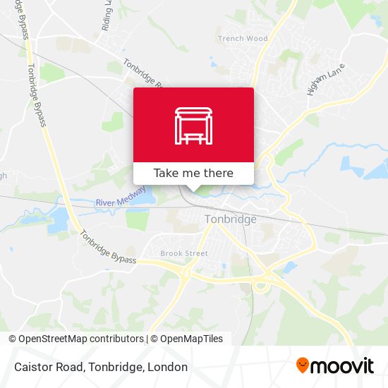 Caistor Road, Tonbridge map