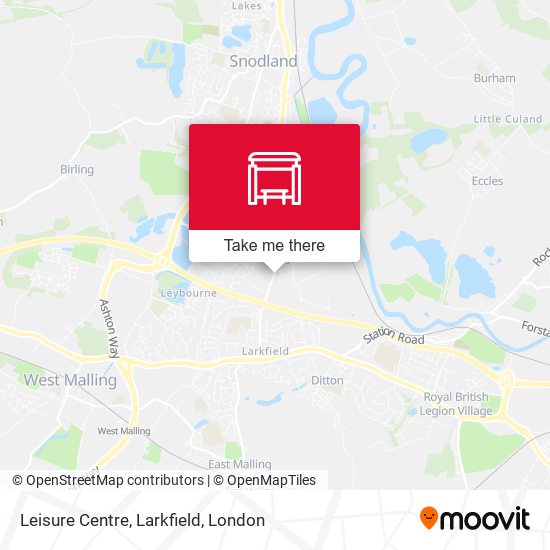 Leisure Centre, Larkfield map