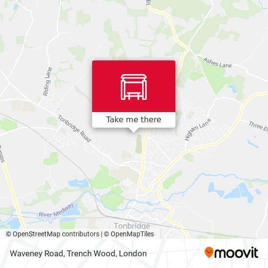 Waveney Road, Trench Wood map