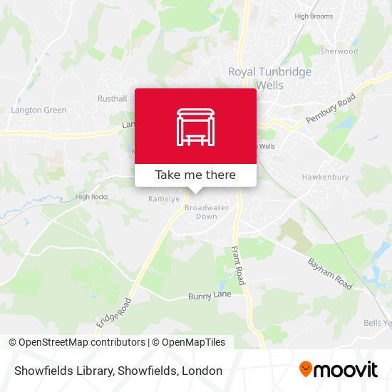 Showfields Library, Showfields map