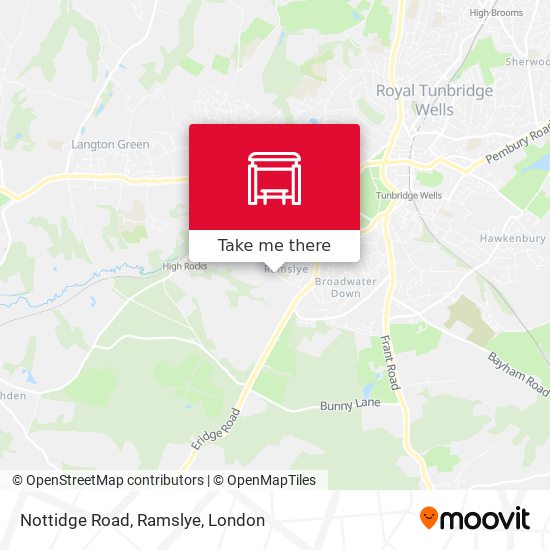 Nottidge Road, Ramslye map