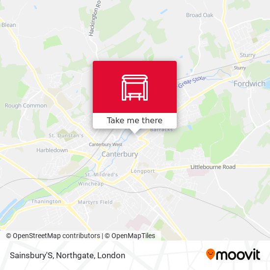 Sainsbury'S, Northgate map
